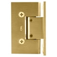 thumbnail image 4 of CRL V1E337SB Satin Brass Vienna 337 Series Adjustable Wall Mount Full Back Plate Hinge, 4 of 7