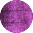 thumbnail image 1 of Ahgly Company Indoor Round Oriental Purple Industrial Area Rugs, 3' Round, 1 of 4