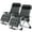 Smoke Gray, variant on MOPHOTO 2 Pack Zero Gravity Chair with Headrest & Tray, Outdoor Lawn Folding Lounge Chairs,Zero Gravity Lounge Chair,Padded Zero Gravity Chair