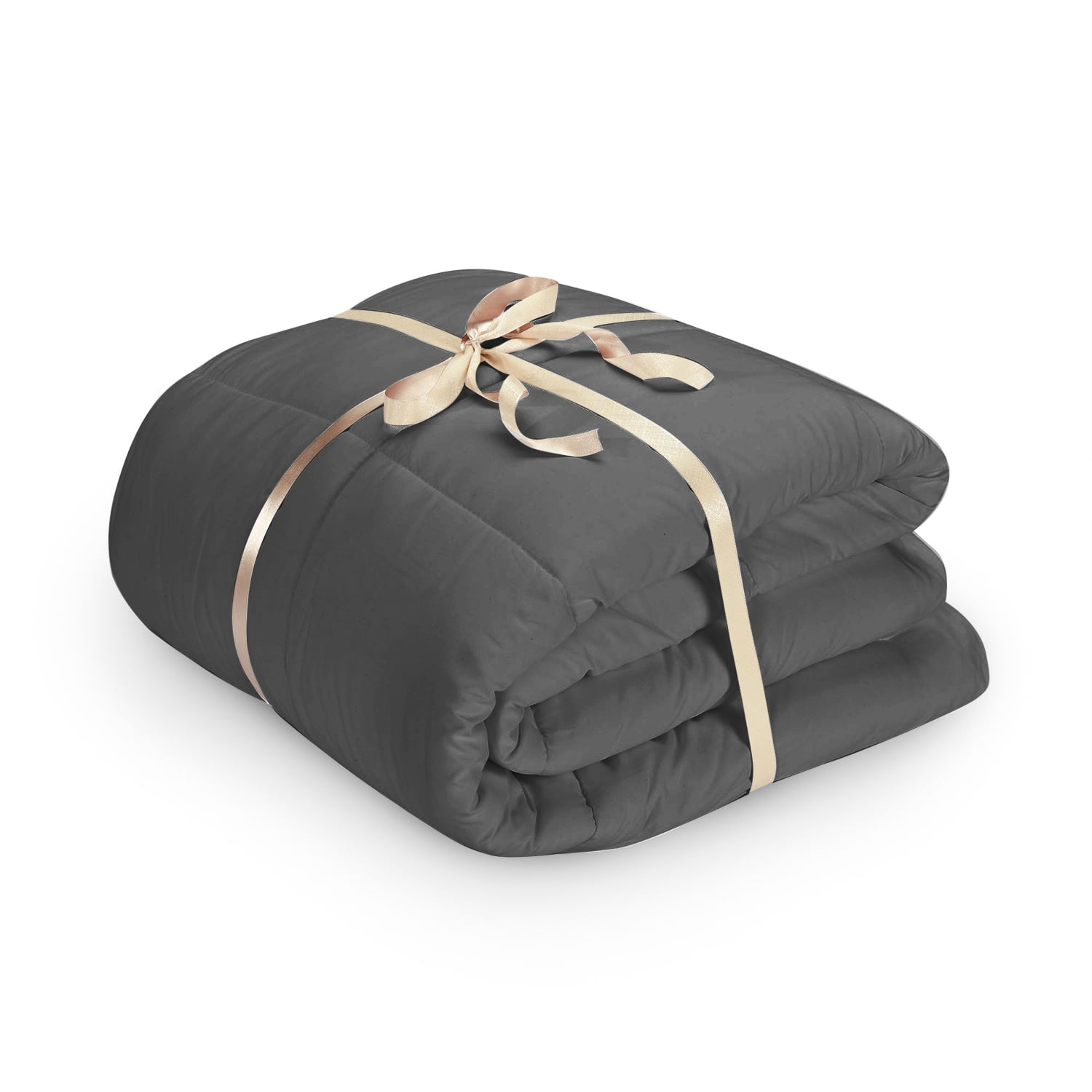 Clara Clark All Season Down Alternative Comforter, King, Gray, Luxury Soft Duvet Insert