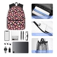 thumbnail image 6 of Lsque Tomatoes Classic Casual Backpack - Large Capacity Water-Resistant Backpack for School, Work, Travel, and Outdoor Activities, 6 of 8