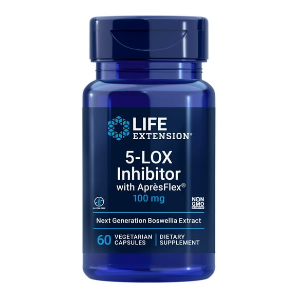 Suplemento del inhibidor 5-LOX Life Extension con AprèsFlex 100 mg