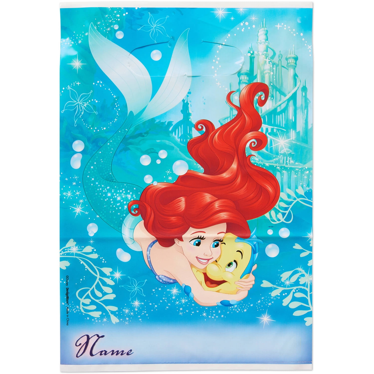 The Little  Mermaid  Party  Favor Treat Bags 9 25 x 6 5 