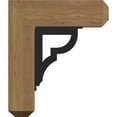 thumbnail image 3 of 3 1/2"W x 15 1/2"D x 18"H Bradford Craftsman Ironcrest Smooth Bracket, Western Red Cedar (1 1/2"W x 7 1/2"D x 10"H Iron Bracket), 3 of 5