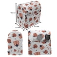 thumbnail image 5 of Insects Lounger Chair Bag, Funny Pattern of Wombs Ladybugs and Beetles, High Capacity Storage with Handle Container, Lounger Size, Burnt Sienna Dark Blue, by Ambesonne, 5 of 5