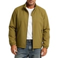 thumbnail image 2 of Abomasnow Mens Big and Tall Jacket Full Zip Lightweight Casual Windbreaker Spring Fall Coat Jackets Work Office Business Dressy Jackets with Pockets L-5XL, 2 of 8