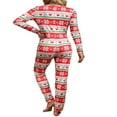 thumbnail image 2 of Combinaison Pyjama pour Femmes Christmas Cartoon une-Pièce de Nuit, 2 of 5