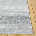 thumbnail image 3 of SAFAVIEH Striped Kilim Eamon Striped Area Rug, Silver/Grey, 4' x 6', 3 of 8