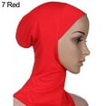thumbnail image 2 of Limei 1 Pieces Hijab Cap Adjustable Muslim Stretchy Turban Full Cover Shawl Cap Full Neck Coverage for Lady, 2 of 7
