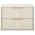 thumbnail image 2 of Safavieh Lylia Modern Partical Board and Mdf Night Stands, Bleached White/Gold, 2 of 6
