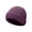 Dark Purple, variant on Women's Fleece Lined Knit Beanie, Thickened Warm Winter Hat for Cold Weather Protection, Cozy and Soft for Daily Wear, Skiing, and Outdoor Activities-Dark Purple