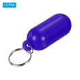 thumbnail image 3 of Uxcell Floating Keychain, 3 Pack Plastic Key Float Buoyant Keyrings for Boating Water Sports, Blue, 3 of 6