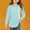 Blue, variant on SERTG Children Tight Sleeves Tops Solid Color Casual Round Neck Shirts Spring Fall Bottoming Blouse for Kids 4-13 Years(Black,6 Years)