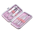 thumbnail image 1 of 8 Pcs Coupe-Ciseaux à Ongles en Acier Inoxydable Set Ongle d'Orteil (Rose), 1 of 8