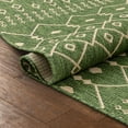 thumbnail image 7 of Well Woven Nors Green Indoor/Outdoor Flat Weave Pile Nordic Lattice Pattern (6'7" x 9'3") Area Rug, 7 of 7