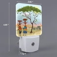 thumbnail image 2 of Goofa African Women Night Light, Plug-in, Dusk to Dawn Sensor, Warm White, Ambient Lighting, Ideal Kids Adults Nightlight-EU, 2 of 9