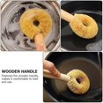 thumbnail image 3 of 1pc Kitchen Pot Bowl Cleaning Brush Cleaning Tool Wooden Handle Cleaning Brush, 3 of 3