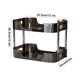 thumbnail image 3 of Plastic Transparent Cosmetics Organizer Bathroom Vanity Cutis Care Products Perfume Shelf Desktop Organizer, 3 of 6