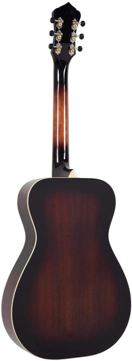Recording King RR-36-VS Maxwell Series Round Neck Resonator Guitar Vintage Sunburst