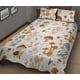 thumbnail image 2 of Juego de cama acolchado con tema de setas, 2 of 5