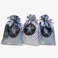 thumbnail image 3 of bobasndm Drawstring Gift Bag 24pcs Christmas Gift Bags Exquisite Single-layer Fabric with Dustproof Mesh Lace Opening Festive Packaging, 3 of 8