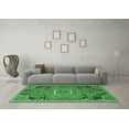 thumbnail image 3 of Ahgly Company Indoor Square Medallion Emerald Green Traditional Area Rugs, 6' Square, 3 of 4