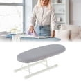thumbnail image 2 of Unique Bargains 1 Pc Mini Tabla de Planchar Plegable para Puños Tono Plateado, 2 of 5