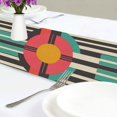 thumbnail image 4 of Yayeee Table Runner 70 inches Long Home Kitchen Dinning Party Decoration, Geometric Circle, 4 of 7