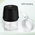 thumbnail image 3 of Picadora de Ajos Eléctrica, Recargable por USB, Picadora de Alimentos Inalámbrica Portátil, Procesador de Alimentos Pequeño - 250 ML, 3 of 5
