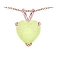 thumbnail image 3 of Star K � Created Opal 8mm Heart Pendant Necklace, 3 of 9