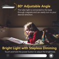 thumbnail image 2 of illuminlabs Under Cabinet Lights - Rechargeable 28 LED Closet Lights w/ Adjustable Angle, Stepless Dimming and 3 Color Modes, Under Counter Lights for Kitchen, Wall Lighting, 2 of 12