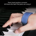 thumbnail image 6 of Piano Training Device Ergonomic Finger Position Tool Reusable Silicone Hand Support Position Trainer for Beginners, 6 of 8