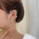thumbnail image 2 of Pendientes de mariposa de cristal brillante con clip para la oreja, oreja izquierda, 2 of 5