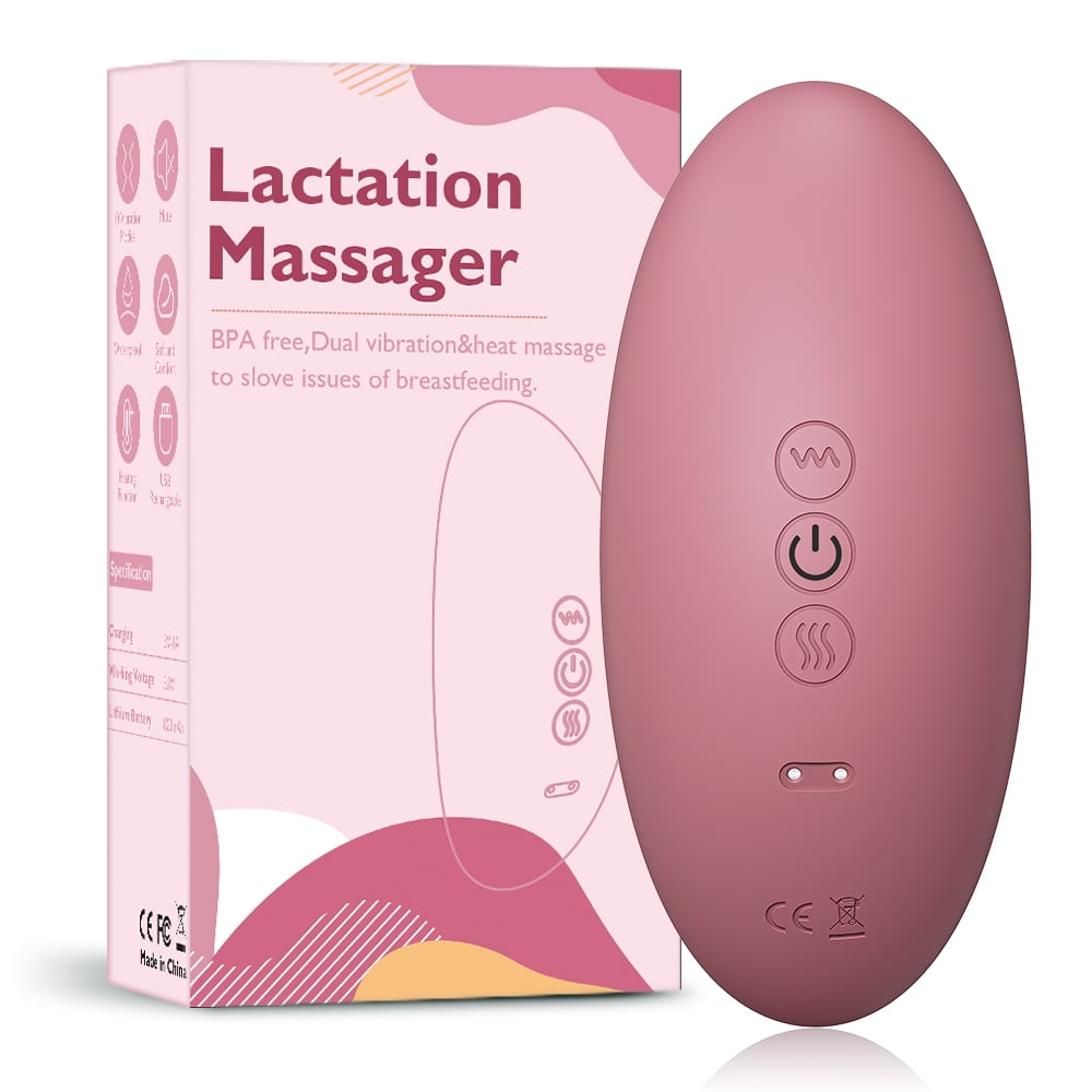 Female Postpartum Lactation Milk Swelling Massager Breast Lump Booster  Breastfeeding Dredging Hot Compress To Improve Milk Flow