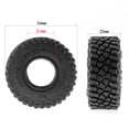 thumbnail image 1 of Tires Rubber Tires Remote Control Car Tires 4PCS 1.0inch Replacement for  -M Defender Bronco, 1 of 6