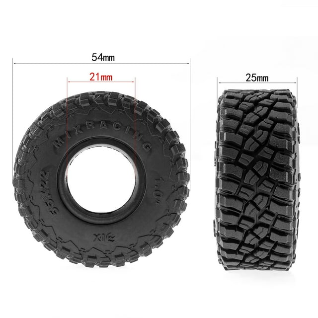 Tires Rubber Tires Remote Control Car Tires 4PCS 1.0inch Replacement for -M Defender Bronco