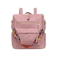 thumbnail image 1 of Leather Laptop Backpack for Women Frosted Soft Surface Multifunctional Retro Womens Backpack Small Leather Backpack for Women, 1 of 9
