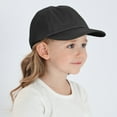 thumbnail image 6 of Otqutp 1-5 Years Toddler Baseball Hat Baby Baseball Cap Kids Hats Boys Girls Baseball Hat Children Sun Hats Toddler Hat Baby Cap Sun Protection(Black,2 Years), 6 of 9