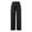 HB185 Black, variant on Likimi Womens Casual Pants Loose Fit Drawstring Elastic Waist Straight Wide Leg Solid Color Joggers Comfortable Sport Long Trousers With Pocket Size S Black