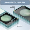 thumbnail image 6 of Crystal Clear Case for Samsung Galaxy Z Flip 6, Back Shockproof Dustproof Scratch Resistant Protective Phone Case Protective Cover for Samsung Galaxy Z Flip 6, 6 of 10