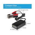 thumbnail image 5 of Portable DC Power Supply with Battery Clip, 12V/24V to 5V 4-Port USB Charger Multi-Port Adapter Other Smartphones, 5 of 5