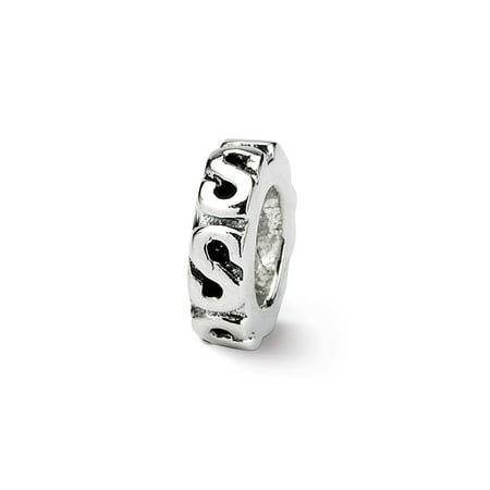 - Sterling Silver Reflections Swirl Spacer Bead