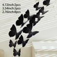 thumbnail image 1 of 12 decoraciones de pared con mariposas 3D, calcomanías decorativas, pegatinas de pared con mariposas 3D para fiestas, habitaciones infantiles, hogar,, 1 of 8