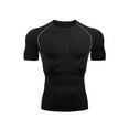 thumbnail image 1 of UKAP Mens Summer Tops Crew Neck Compression Shirts Short Sleeve Sport T Shirt Breathable Bodybuilding Tee Classic M, 1 of 2