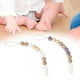 thumbnail image 4 of Clip de cadena para chupete de bebé, accesorios de alimentación antipérdida de silicona Juguetes de cadena de dentición de Clip de cadena de marrón, 4 of 9