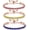 set 2, variant on 14K Gold Plated Tennis Bracelets Colorful Sparkling Cuban Zirconia Adjustable Ice Out Link Chain Slider Bangle Jewelry Dainty Bracelet for Women