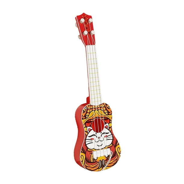 Juguete de simulación de ukelele Perfke para niños instrumento musical sintonizable