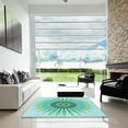 thumbnail image 6 of Ahgly Company Indoor Rectangle Patterned Aquamarine Green Area Rugs, 5' x 8', 6 of 6