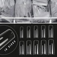 thumbnail image 4 of Nail Tips Fake Nails Kit - Nail Tips And Glue 500PCS Clear Nail Tips Cofffin Nail Tips Acrylic Nail Tips 4PCS Nail Glues 1PC Nail File With Case for Nail Salons and DIY Nail Art, 10 Sizes, 4 of 8