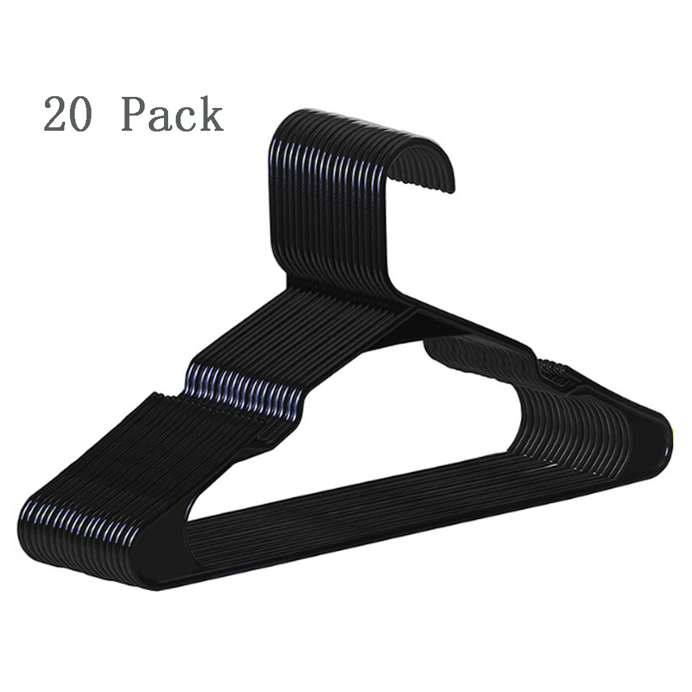 Clothes Hangers Durable Plastic Heavy Weight Clothing Hangers Lightweight Space Saving Laundry